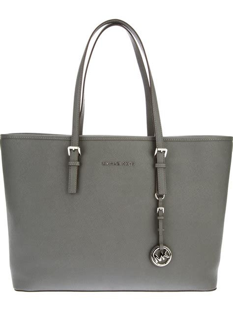 Michael Kors grey tote bag